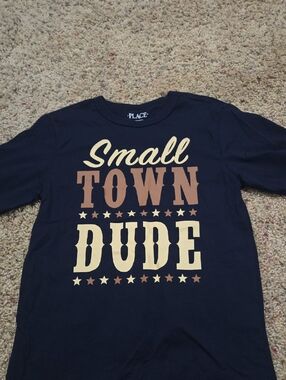 The Children's Place Navy Small Town Dude Shirt Sleeve Tee